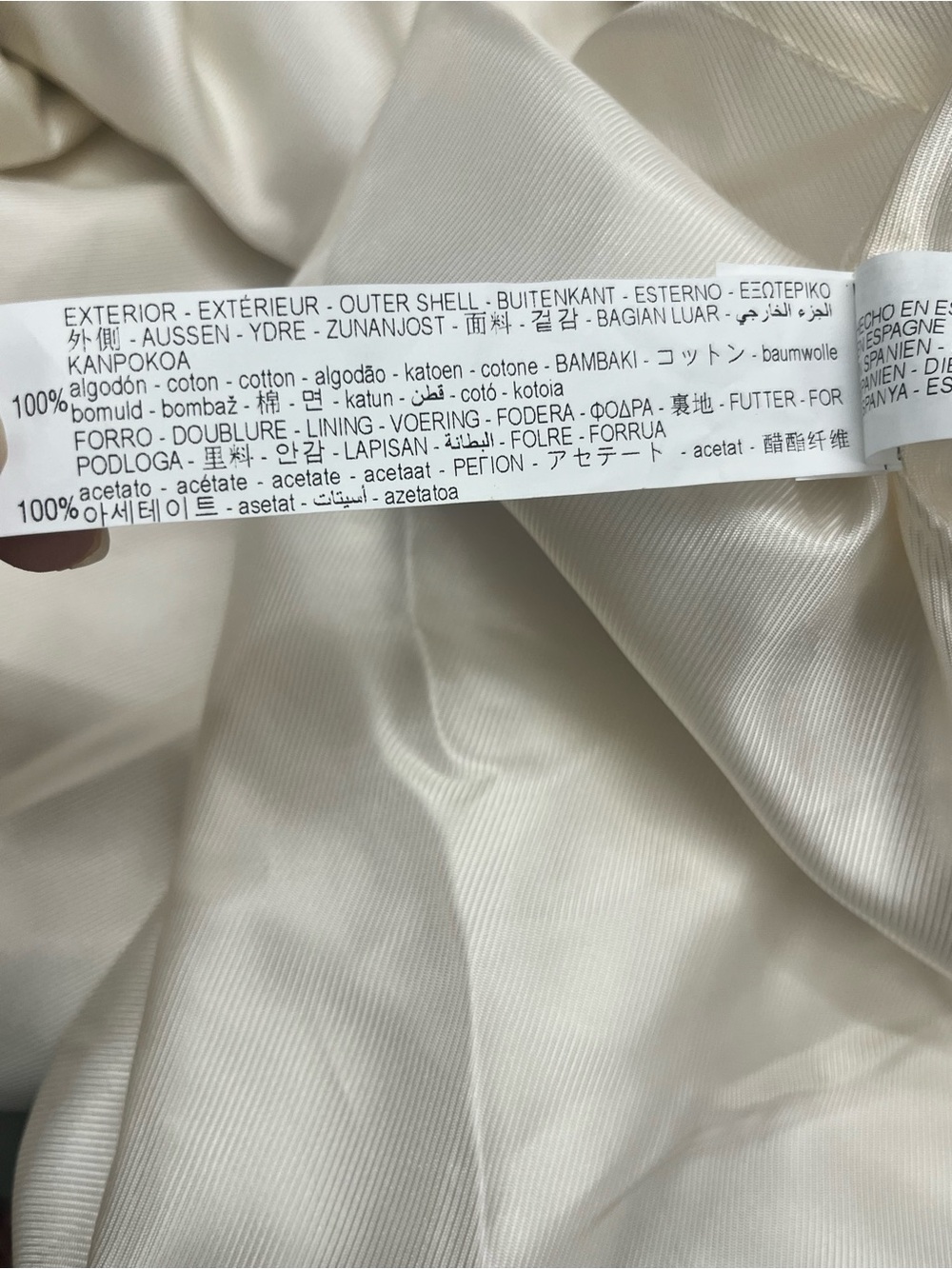 Zara Women's NWT Light Beige Double-Breasted Trench Coat - Picture 5 of 5